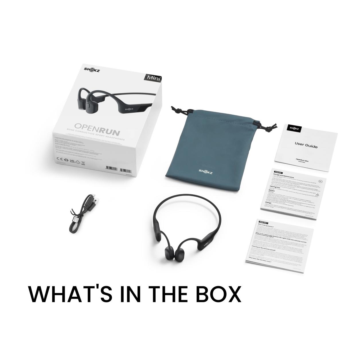 Shokz OpenRun Mini USB-C Black - BimotorDJ